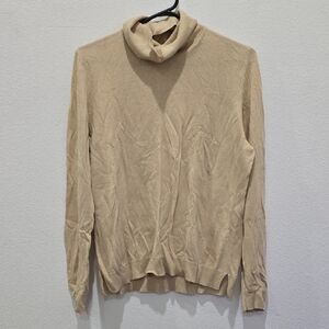 United Colors Of Benetton Beige Turtleneck Sweater